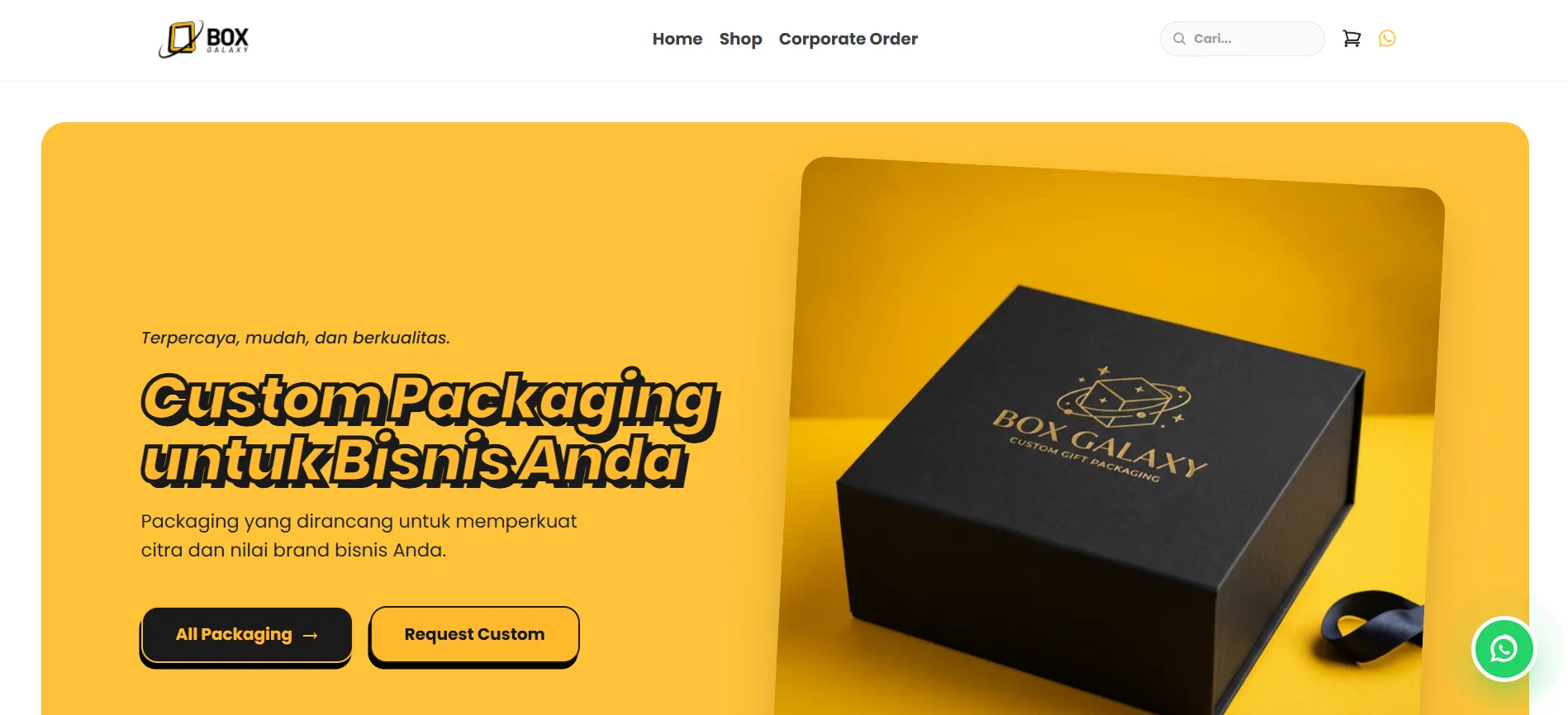 Box Galaxy Website