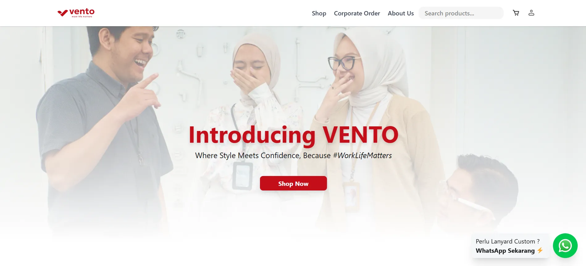 Vento Website
